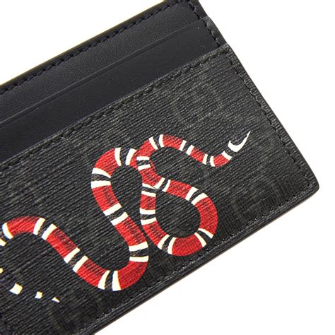 gucci snake card holder used